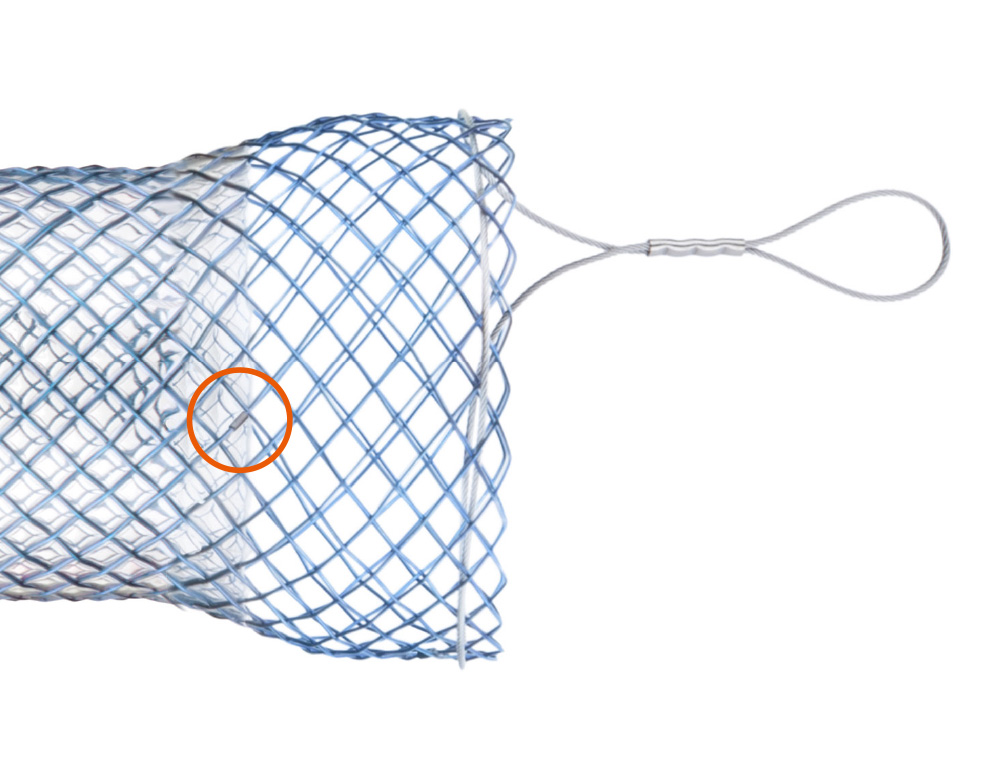 Fil d’extraction sur l’intérieur & Marqueurs radio-opaques en tantale Fil d’extraction sur l’intérieur & Marqueurs radio-opaques en tantale